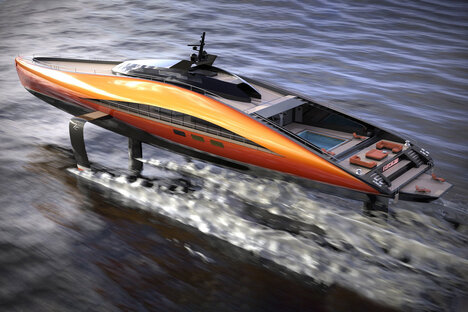Lazzarini Plectrum Hydrofoil Yacht Lazzarini Plectrum Hydrofoil Yacht