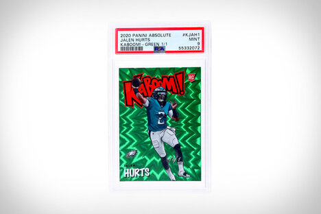 2020 Kaboom Green Jalen Hurts 1/1 Rookie Card 2020 Kaboom Green Jalen Hurts 1/1 Rookie Card