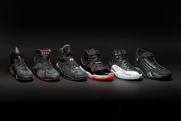 Air Jordan Dynasty Collection NBA Finals-Worn Sneakers