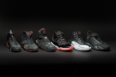 Air Jordan Dynasty Collection NBA Finals-Worn Sneakers Air Jordan Dynasty Collection NBA Finals-Worn Sneakers