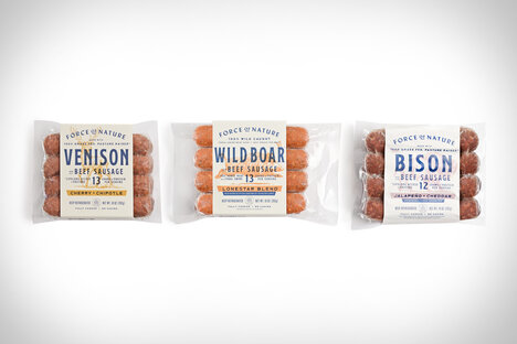 Paquet combiné de saucisses nourries à l&#39;herbe Force of Nature