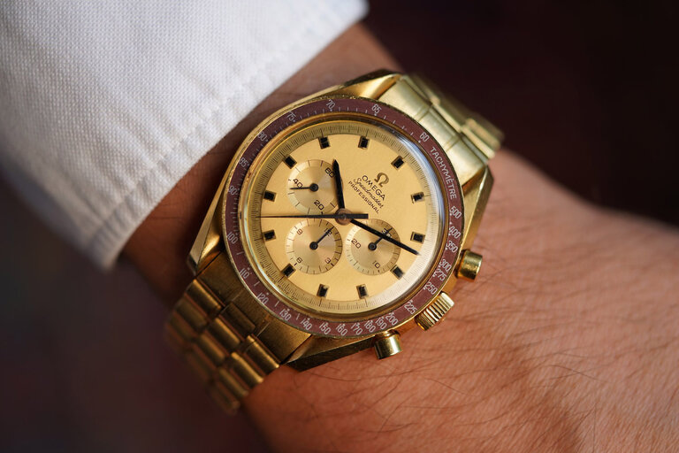 Scott Carpenter's Gold Omega Speedmaster