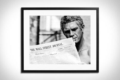 Steve McQueen WSJ Thomas Crown Affair Framed Print