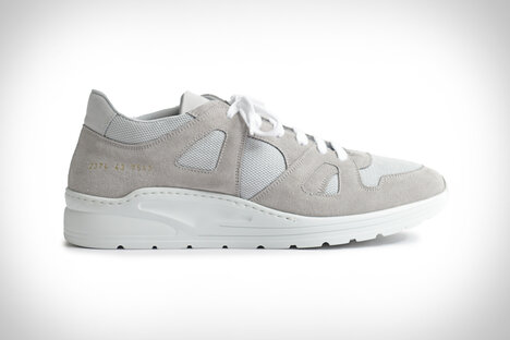 Common Projects Grey Suede Cross Trainer Common Projects Grey Suede Cross Trainer
