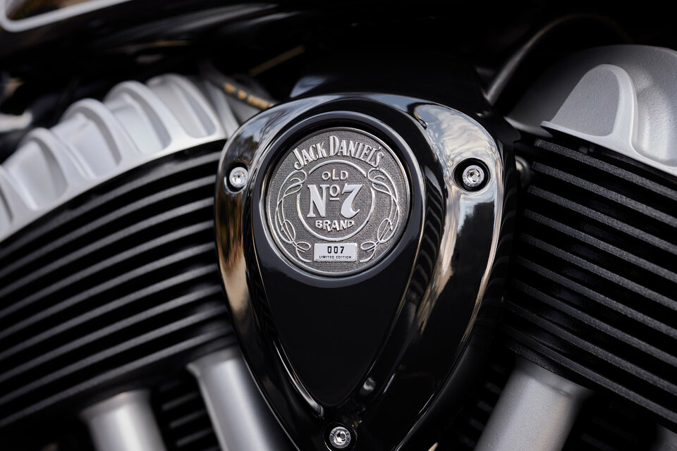 Indian x Jack Daniel's Chief Bobber Dark Horse Motorcycle | Uncrate