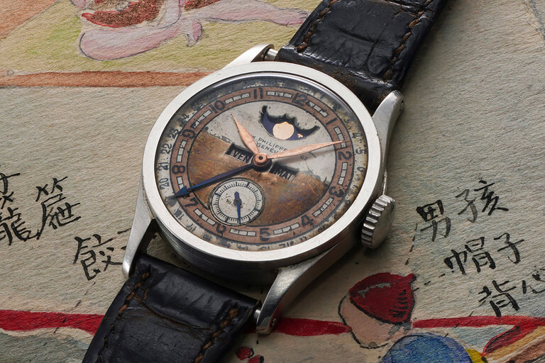 Qing Dynasty Patek Philippe Reference 96 Quantieme Lune