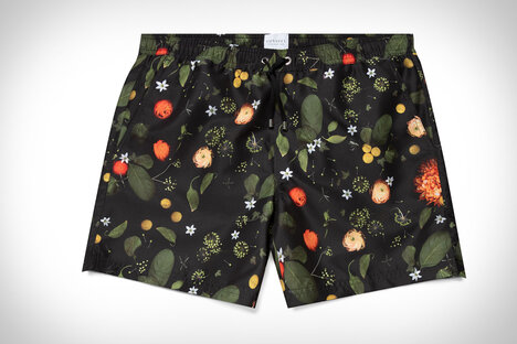 Sunspel x Charlotte Gosch Hedgerow Swim Shorts Sunspel x Charlotte Gosch Hedgerow Swim Shorts
