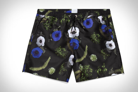 Sunspel x Charlotte Gosch Sea Moss Swim Shorts Sunspel x Charlotte Gosch Sea Moss Swim Shorts
