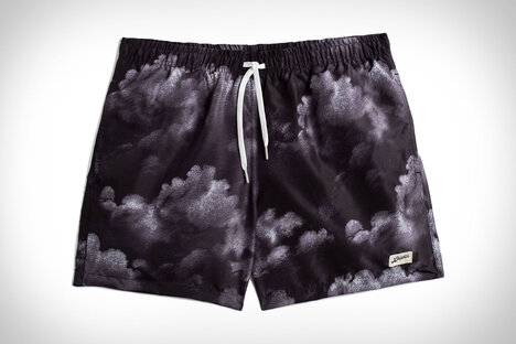 Bather Black Clouds Swim Trunks Bather Black Clouds Swim Trunks