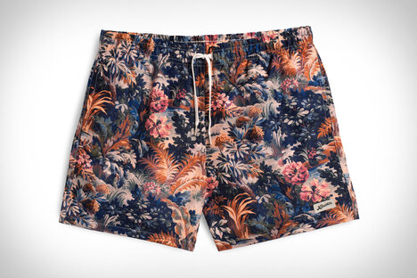 Bather Blue Forrest Swim Trunks Bather Blue Forrest Swim Trunks
