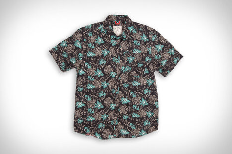 Chemise Aloha en fer et résine