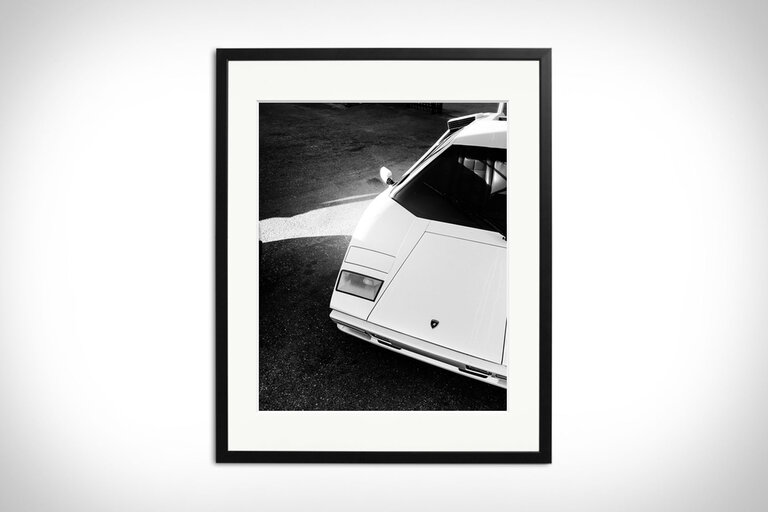 Lamborghini Countach in LA Framed Print