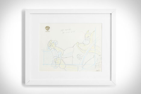 Batman Driving Original Production Art Batman Driving Original Production Art