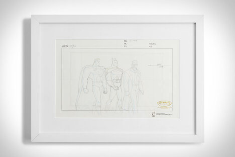 Batman Superman & Gordon Original Production Art