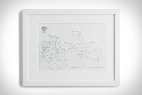 Joker Elbowing Batman Original Production Art