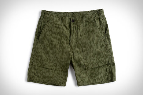 Rogue Territory Raindrop Camo Fatigue Shorts