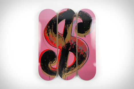 The Skateroom Andy Warhol Dollar Sign Wall Art The Skateroom Andy Warhol Dollar Sign Wall Art