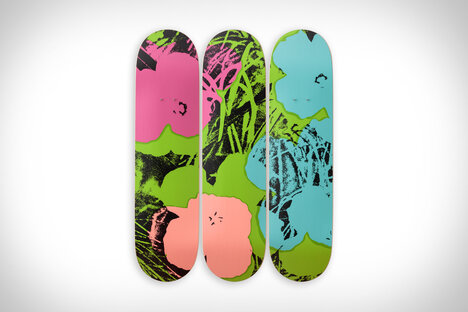 The Skateroom Andy Warhol Flowers Wall Art The Skateroom Andy Warhol Flowers Wall Art