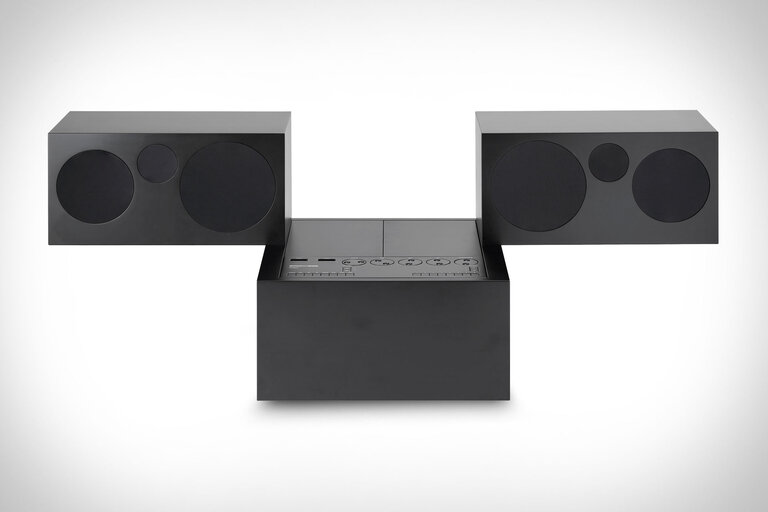 Brionvega RR231 Black Edition Totem Stereo System