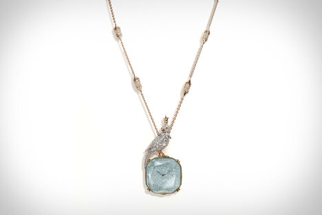 Tiffany & Co. Bird on a Rock Pendant Watch