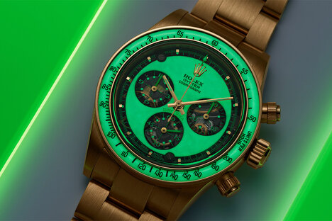 Artisans de Geneve x Adam Levine Neon Rolex Daytona Artisans de Geneve x Adam Levine Neon Rolex Daytona