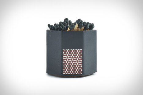 Concrete Match Holder & Striker Concrete Match Holder & Striker