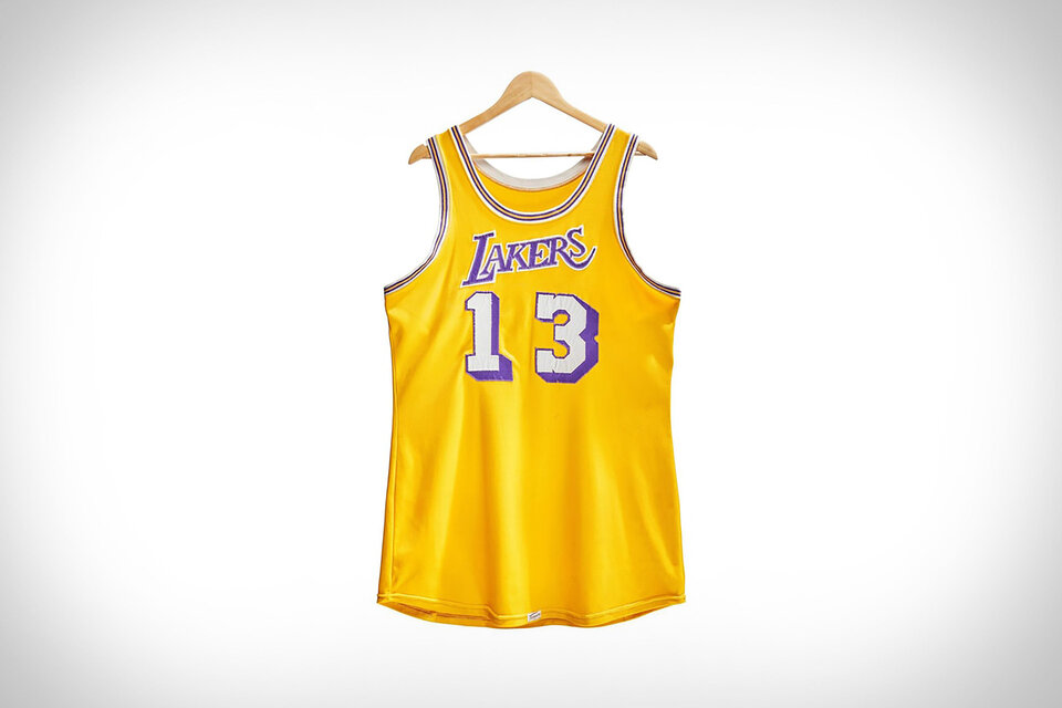 威尔特·张伯伦(Wilt Chamberlain) 1972 年NBA 总决赛球衣| Uncrate