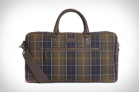 Barbour Tartan & Leather Holdall Barbour Tartan & Leather Holdall