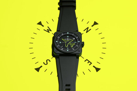 Reloj con girocompás Bell &amp; Ross BR 03