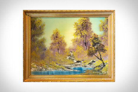 Bob Ross' First On-Air Painting