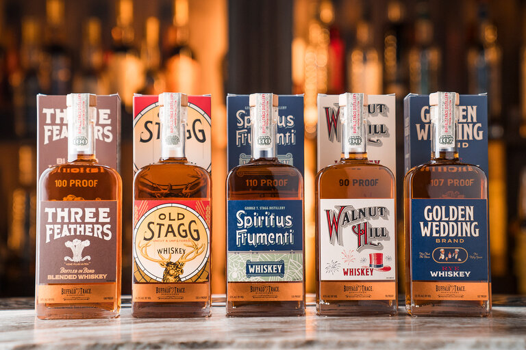 Buffalo Trace Prohibition Collection Whiskeys