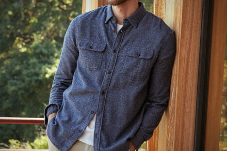 Outerknown Transitional Flannel Utility Shirt Outerknown Transitional Flannel Utility Shirt