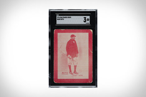 1914 Baltimore News Babe Ruth Rookie Card 1914 Baltimore News Babe Ruth Rookie Card
