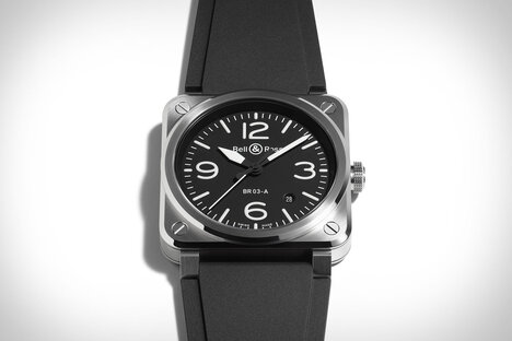 Reloj Bell &amp; Ross BR 03 de acero negro