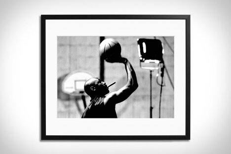 Michael Jordan Smoking & Shooting Framed Print Michael Jordan Smoking & Shooting Framed Print