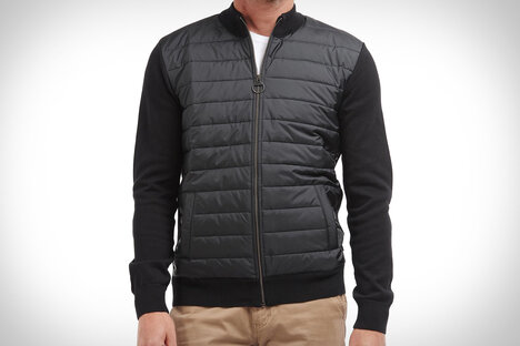 Barbour Carn Baffle Hybrid Sweater Barbour Carn Baffle Hybrid Sweater