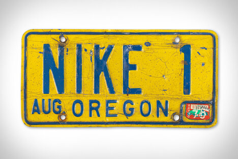 Geoff Hollister's Nike 1 License Plate Geoff Hollister's Nike 1 License Plate