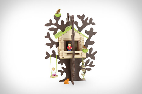 Ensemble de construction de cabane dans les arbres de Jeujura