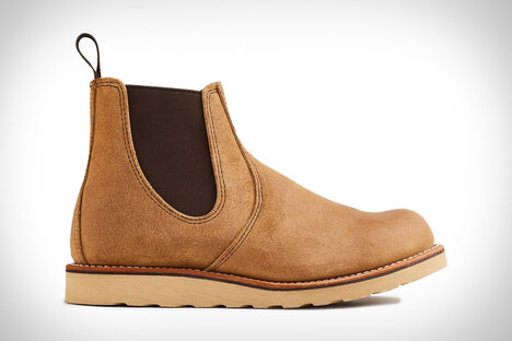 红翼经典切尔西靴