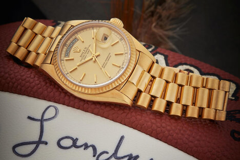 Tom Landry's Rolex Day-Date Watch Tom Landry's Rolex Day-Date Watch