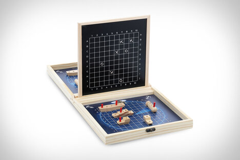 Wooden Sea Battle Game Wooden Sea Battle Game