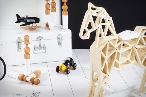 Vilac Diamond Wooden Rocking Horse