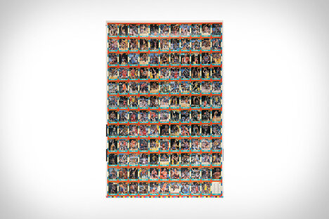 1986 Hoja sin cortar de baloncesto Fleer