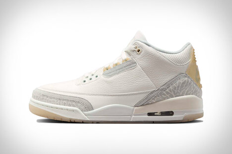 Nike Air Jordan 3 复古工艺象牙色运动鞋