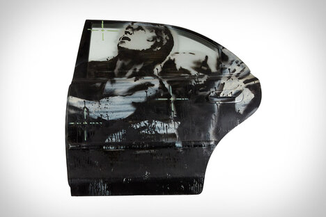 Banksy's Crazy Horse Car Door Banksy's Crazy Horse Car Door