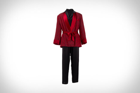 Hugh Hefner's Smoking Jacket & Pajamas Hugh Hefner's Smoking Jacket & Pajamas