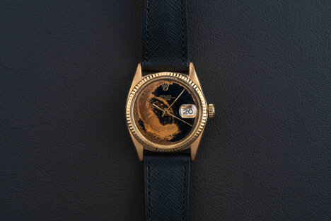 Rolex 1601 Obsidian Datejust Watch