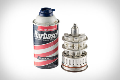 Jurassic Park Barbasol Dinosaur Embryo Smuggling Device Jurassic Park Barbasol Dinosaur Embryo Smuggling Device