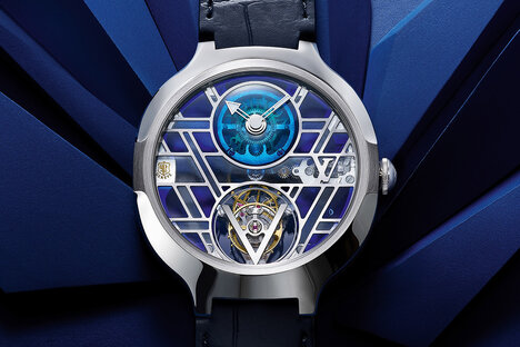 Louis Vuitton Voyager Flying Tourbillon Poinçon de Genève Plique-à-jour Watch Louis Vuitton Voyager Flying Tourbillon Poinçon de Genève Plique-à-jour Watch