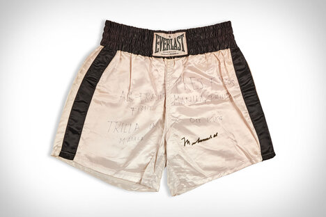 Muhammad Ali's Thrilla in Manila Fight-Worn Everlast Boxing Trunks Muhammad Ali's Thrilla in Manila Fight-Worn Everlast Boxing Trunks